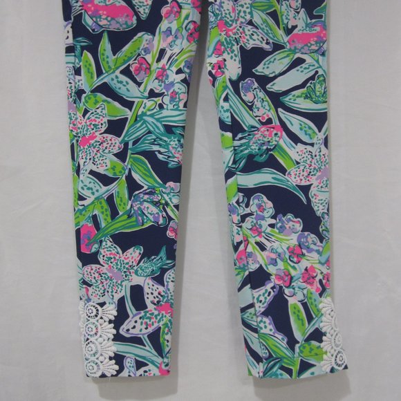 Lilly Pulitzer 4 Luxletic Fairway Performace Pants UPF 50+ - Picture 5 of 8